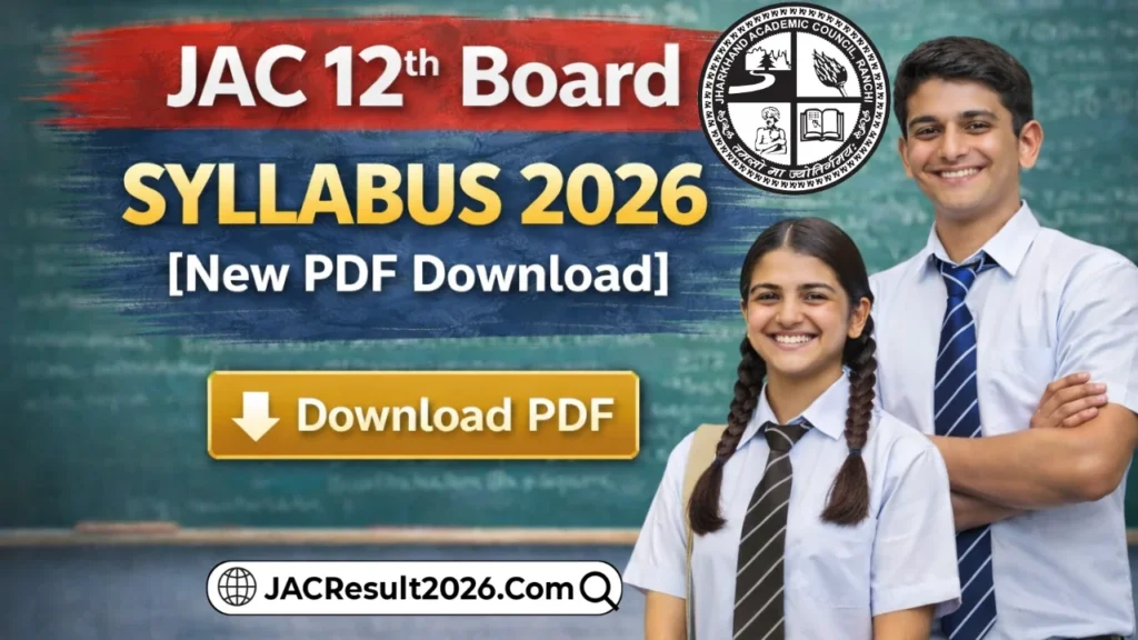 JAC 12th Board Syllabus 2026