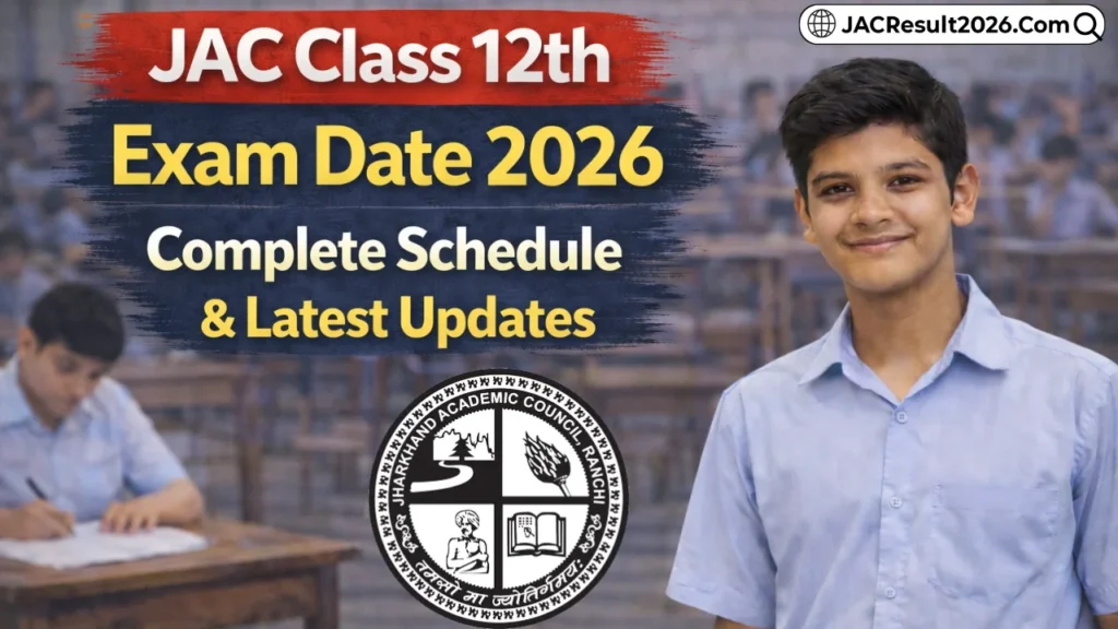 JAC Class 12th Exam Date 2026