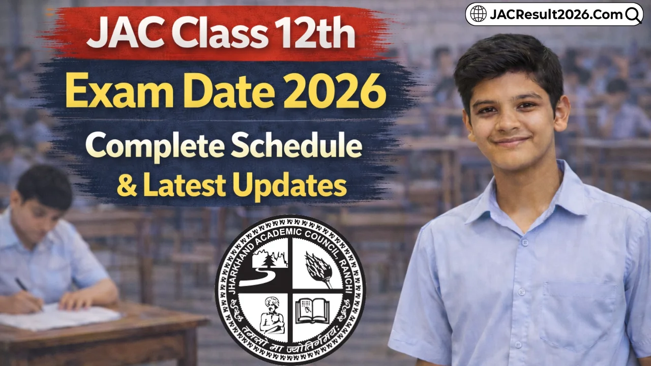 JAC Class 12th Exam Date 2026
